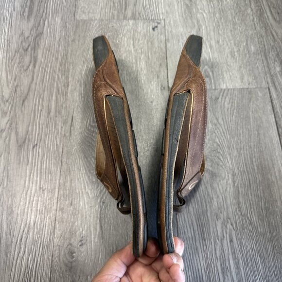 Olukai Kumu Men’s Sandals Size 10 Brown Leather Thong Flip Flop Beach Slip On main image 5